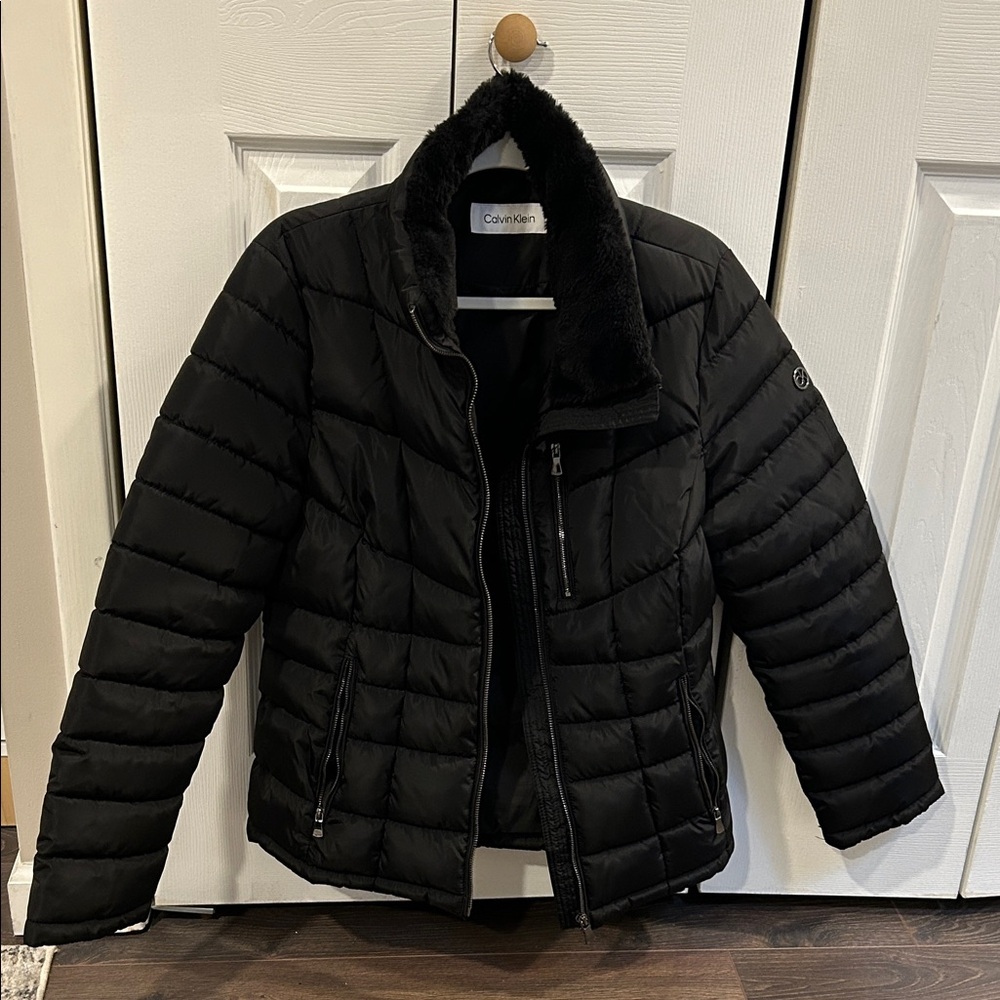 Calvin Klein Quilted Black Jacket